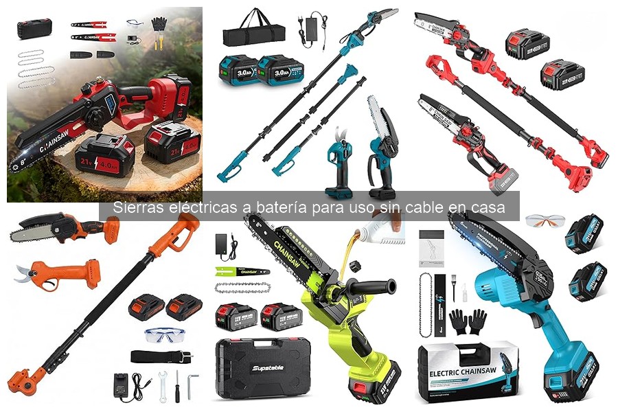Ventajas y desventajas de sierras eléctricas a batería