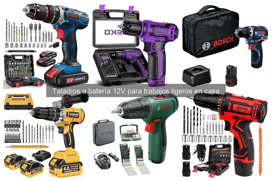 Ventajas y Desventajas de Taladros a Batería 12V